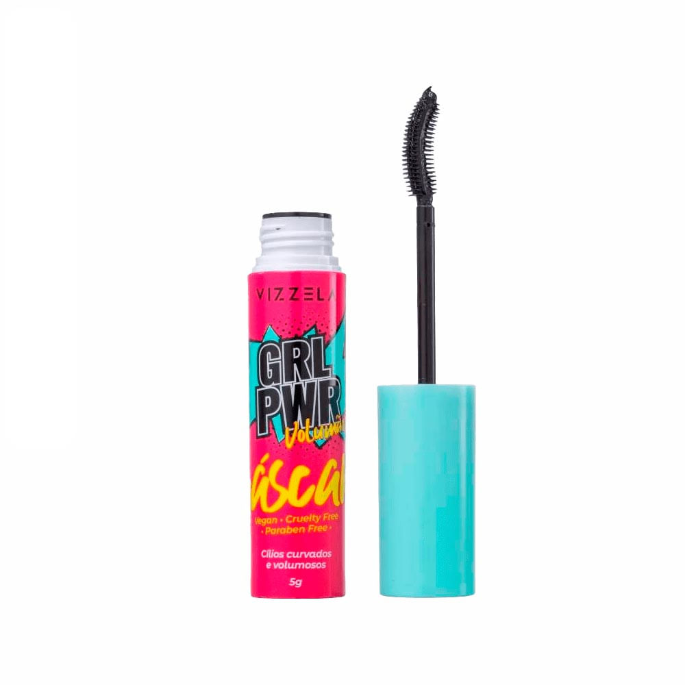 Máscara Para Cílios Vizzela Vegan Girl Power Volumão 5g