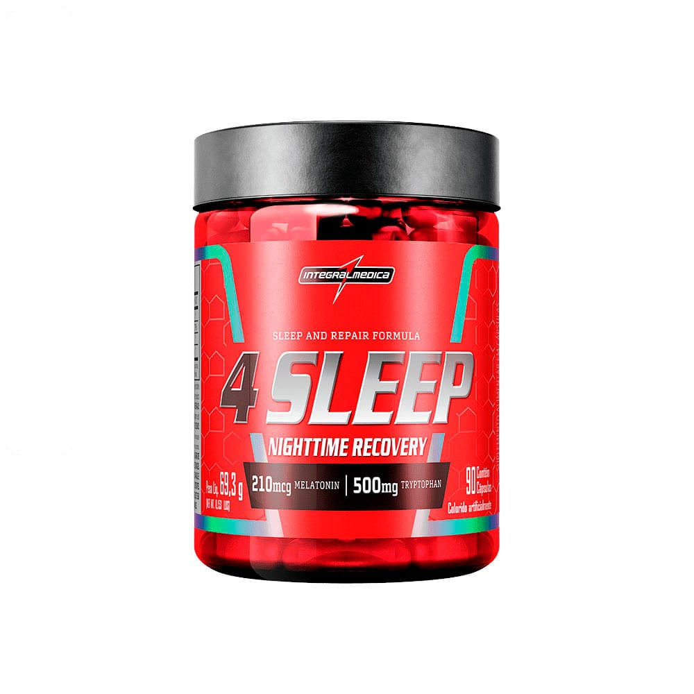Suplemento 4 Sleep Night Time Recovery Integralmédica 90 Cápsulas