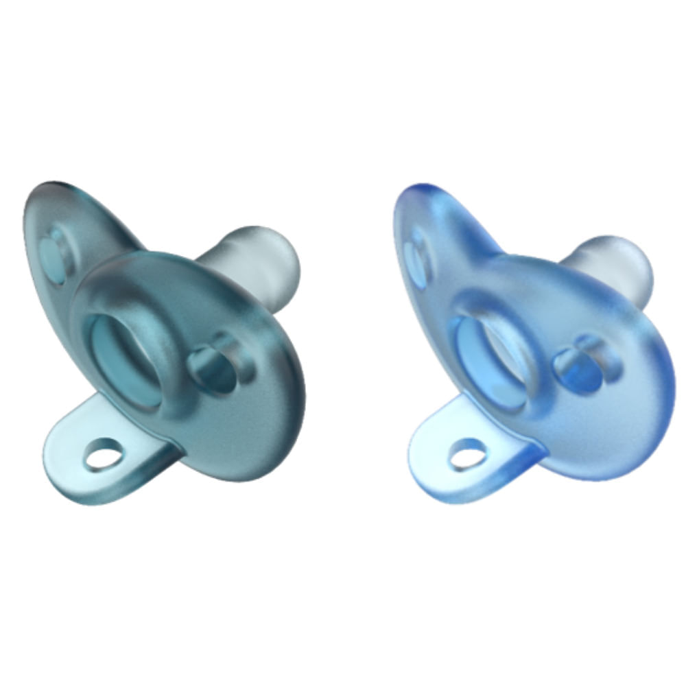 Chupeta Philips Avent Soothie 0 a 3 Meses Azul 2 Unidades