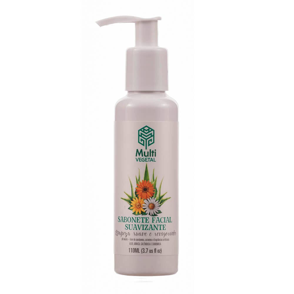 Sabonete Facial Multi Vegetal Natural Suavizante 110Ml