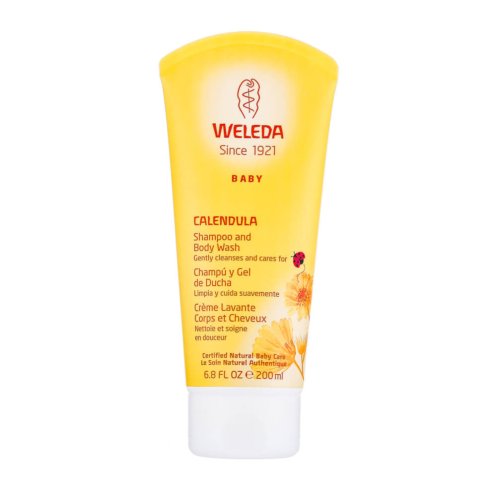 Shampoo & Body Wash Weleda Natural De Calêndula 200ml
