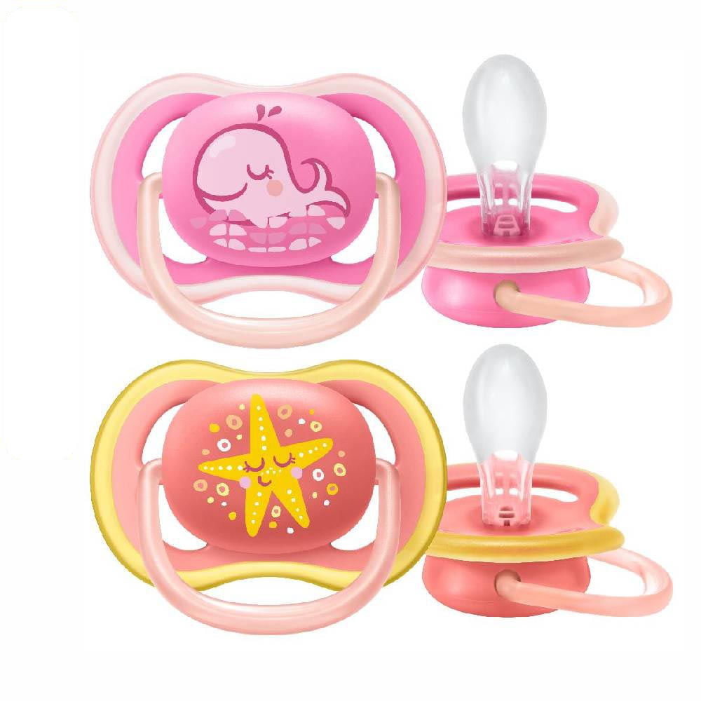 Chupeta Philips Avent Estrela Baleia Ultra Air Silicone