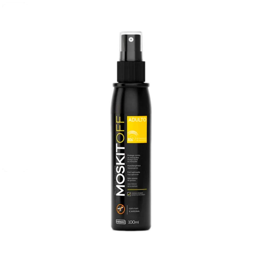 Repelente de Mosquito Icaridina Moskitoff Farmax 100ml