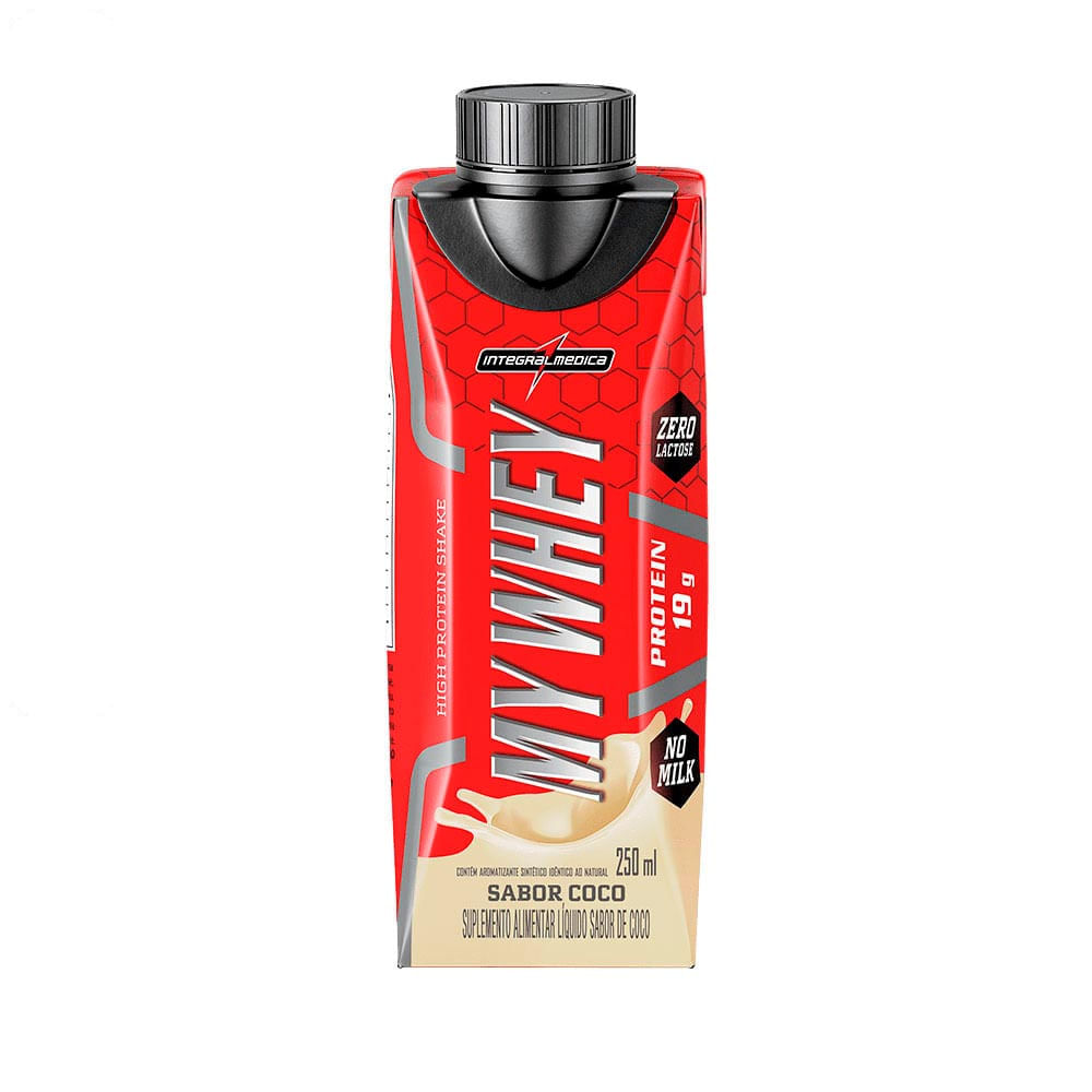 Bebida Proteica My Whey Integralmédica Coco Unitário