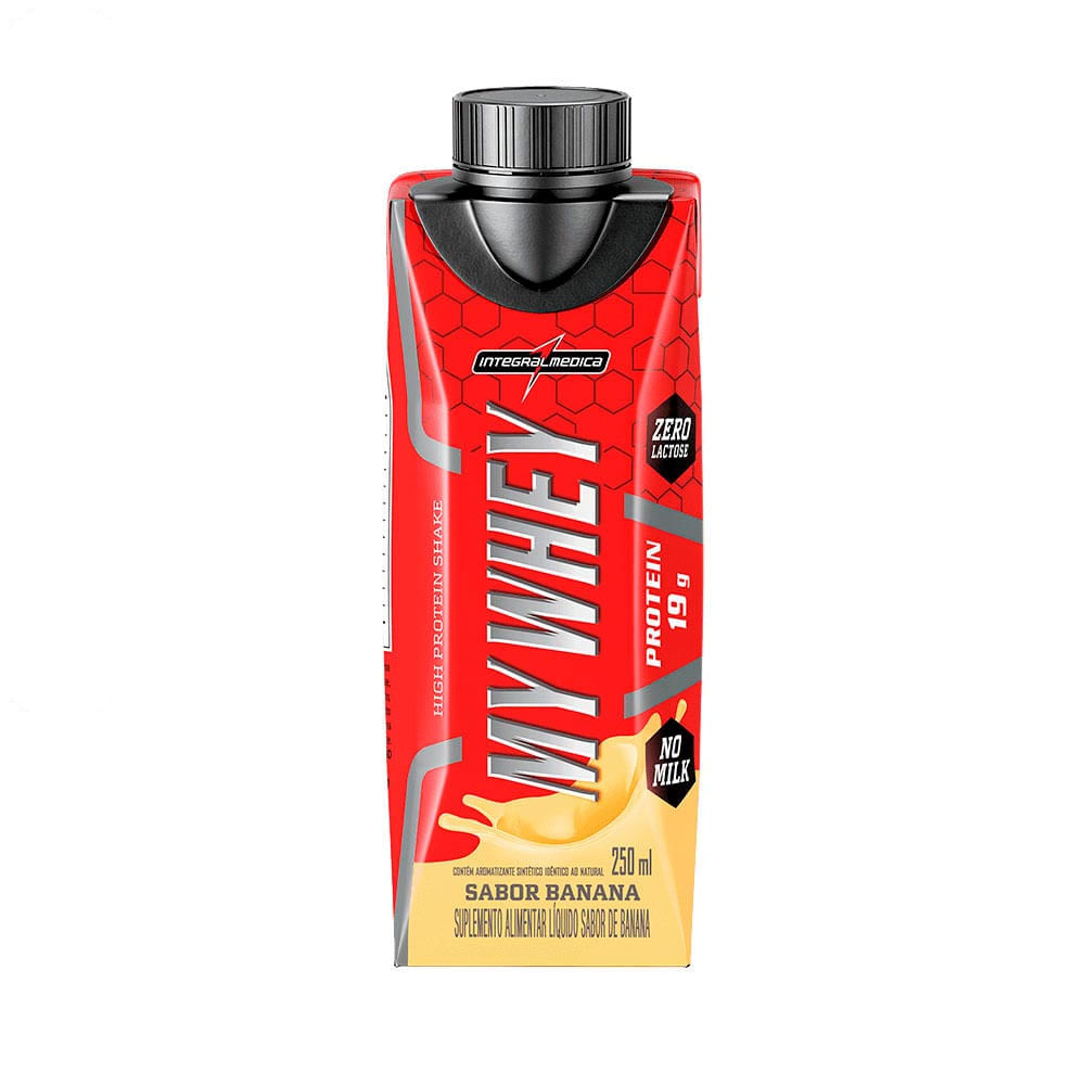 Bebida Proteica My Whey Integralmédica Banana Unitário