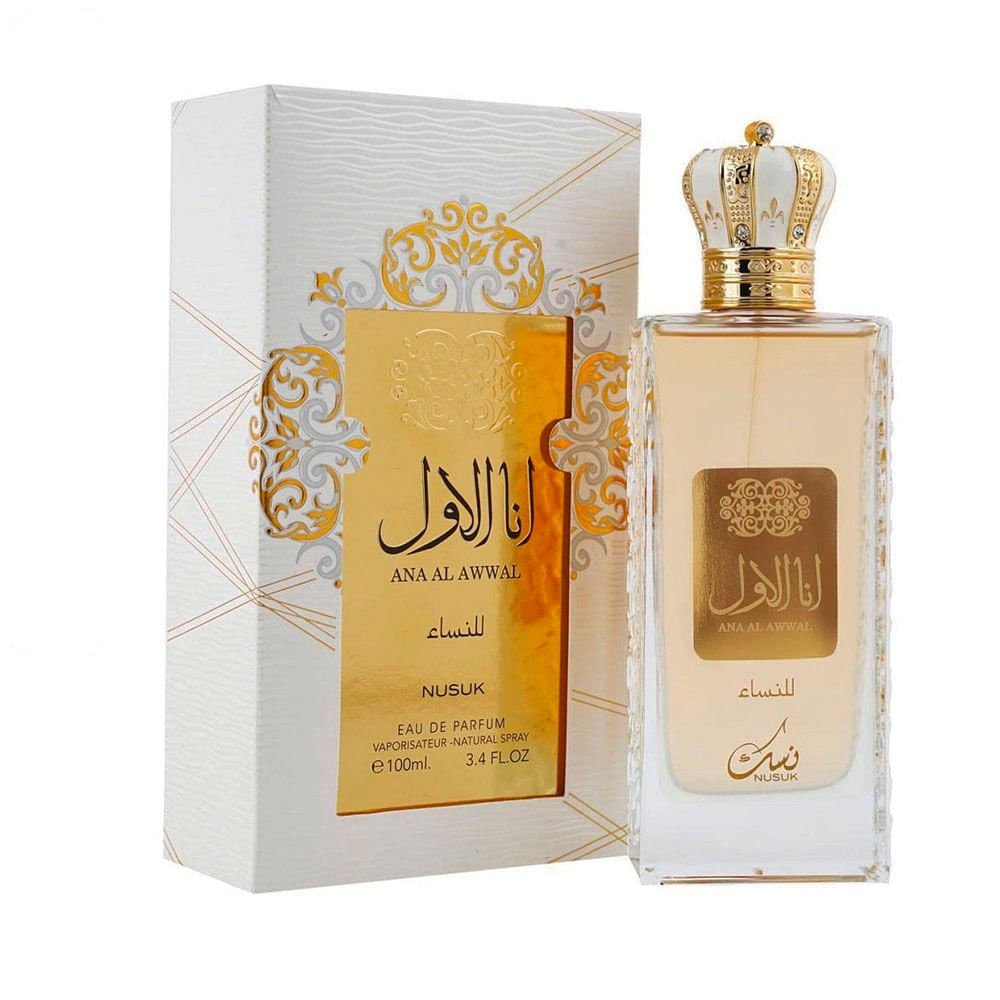 Perfume Árabe Feminino Ana Al Awwal Nusuk Eau De Parfum 100ml