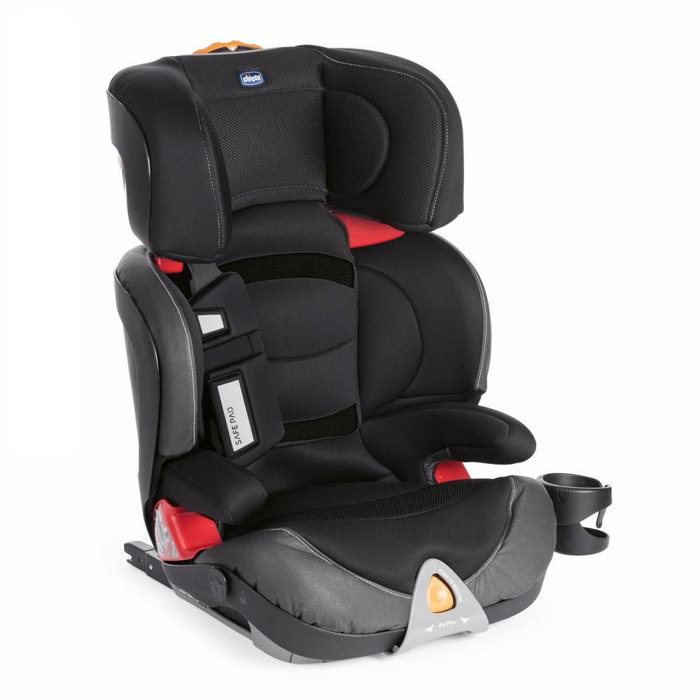 Cadeirinha de Carro Oasys 2-3 FixPlus Evo15 aos 36 kg Jet Black Chicco