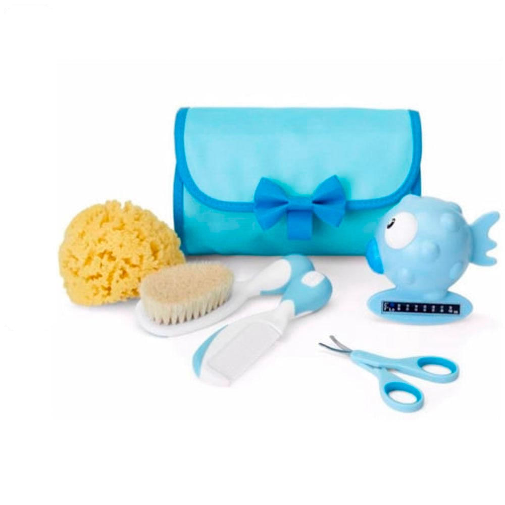 Conjunto de Higiene Meu Primeiro Beauty Set Azul Chicco