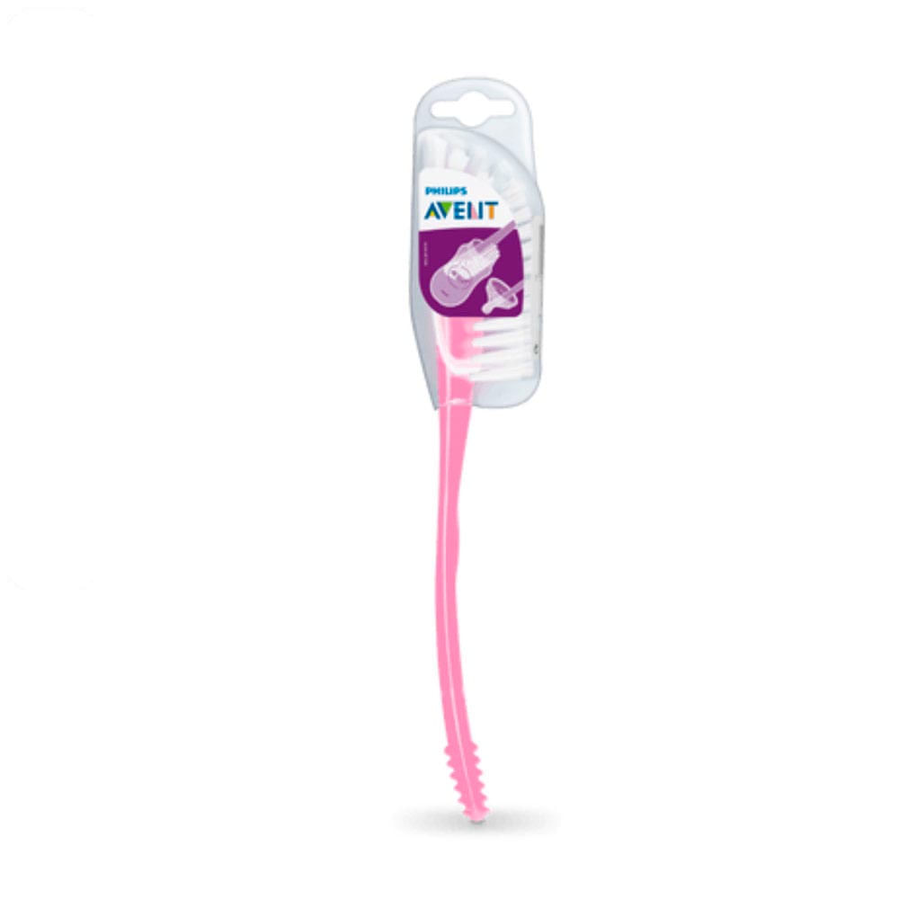 Escova Para Mamadeiras E Bicos Philips Avent Scf145/07 - Rosa