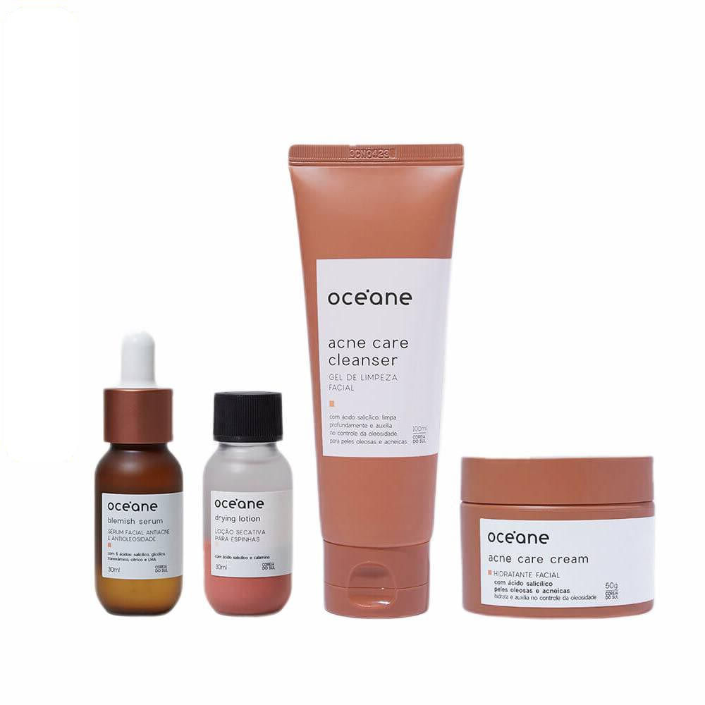 Kit Cuidado Antiacne 4 Produtos Oceane