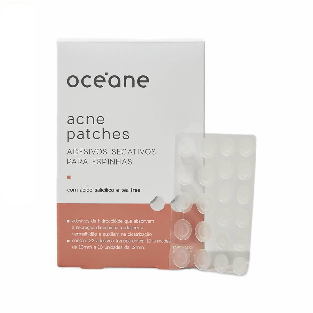 Adesivos Secativos Para Espinhas com Ácido Salicílico  Acne Patches 22 Unidades Oceane