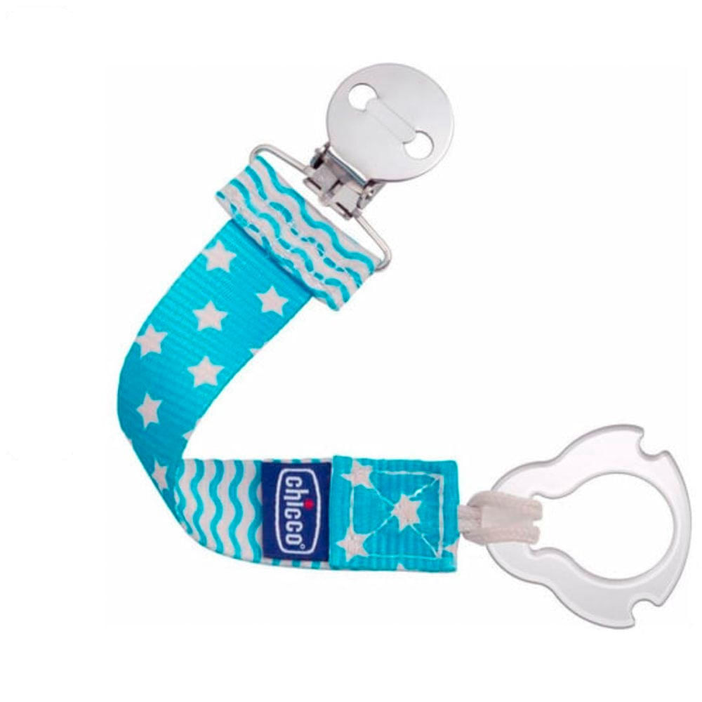 Prendedor De Chupeta Fashion Clip Chicco Azul