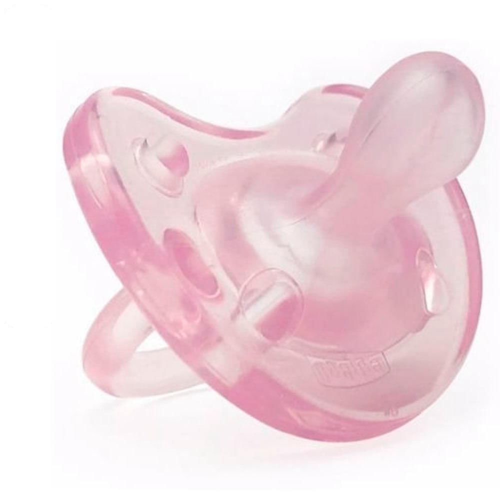 Chupeta Physio Forma Soft 0-6M Chicco Rosa Claro