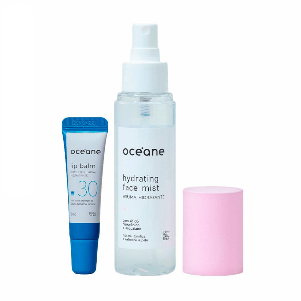 Kit Bruma Hidratante + Protetor Labial Hidratante Oceáne