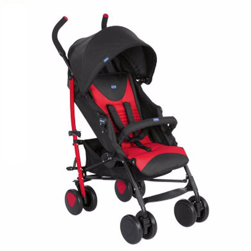 Carrinho de Bebê Echo com Bumper Bar Chicco Scarlet