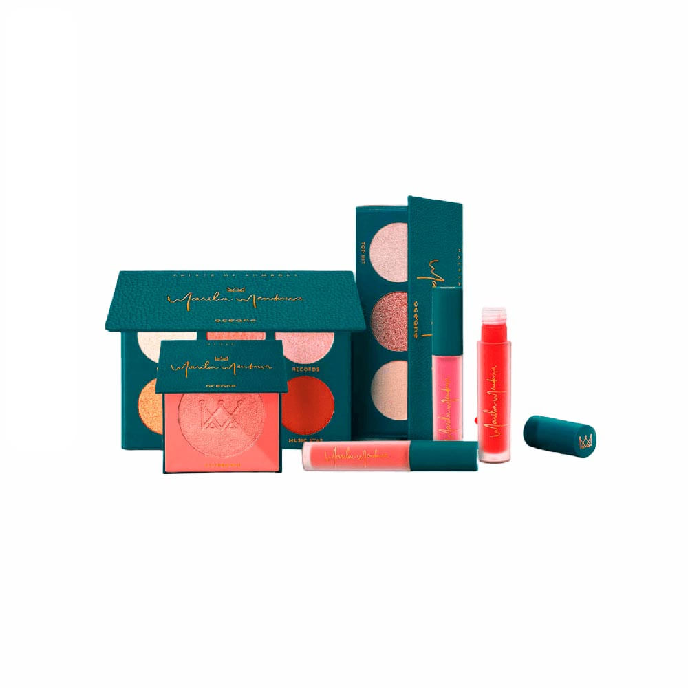Kit Primeira Coleção de Maquiagem Marília Mendonça By Océane
