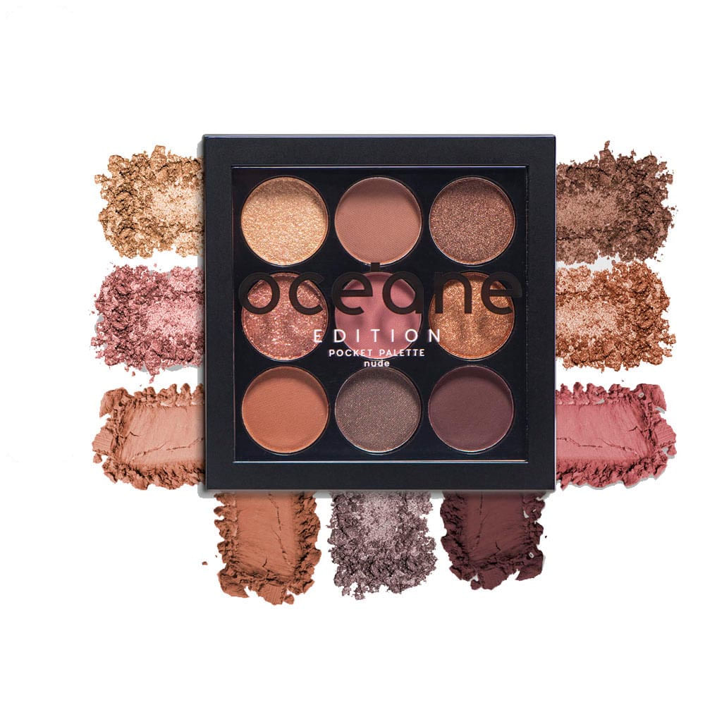 Paleta De Sombras Pocket Palette Nude Océane Edition 7g