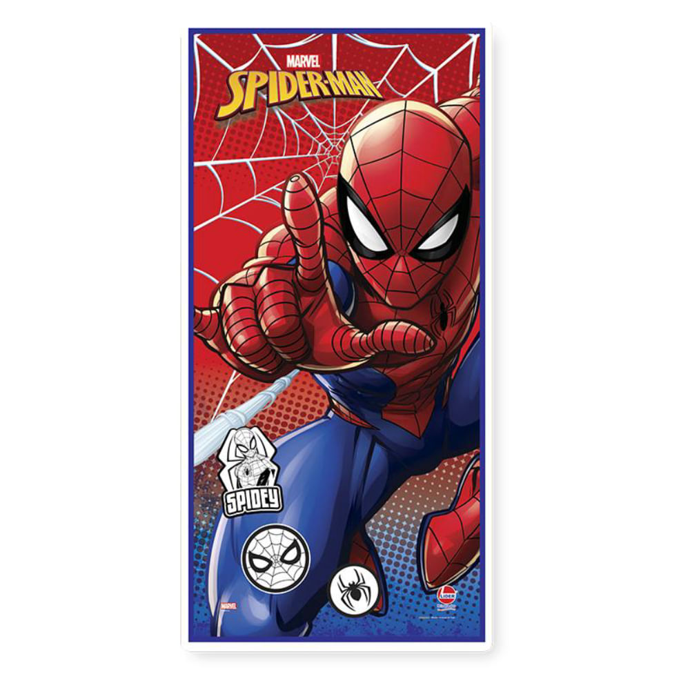 Tapete de Atividades Marvel Homem Aranha Líder