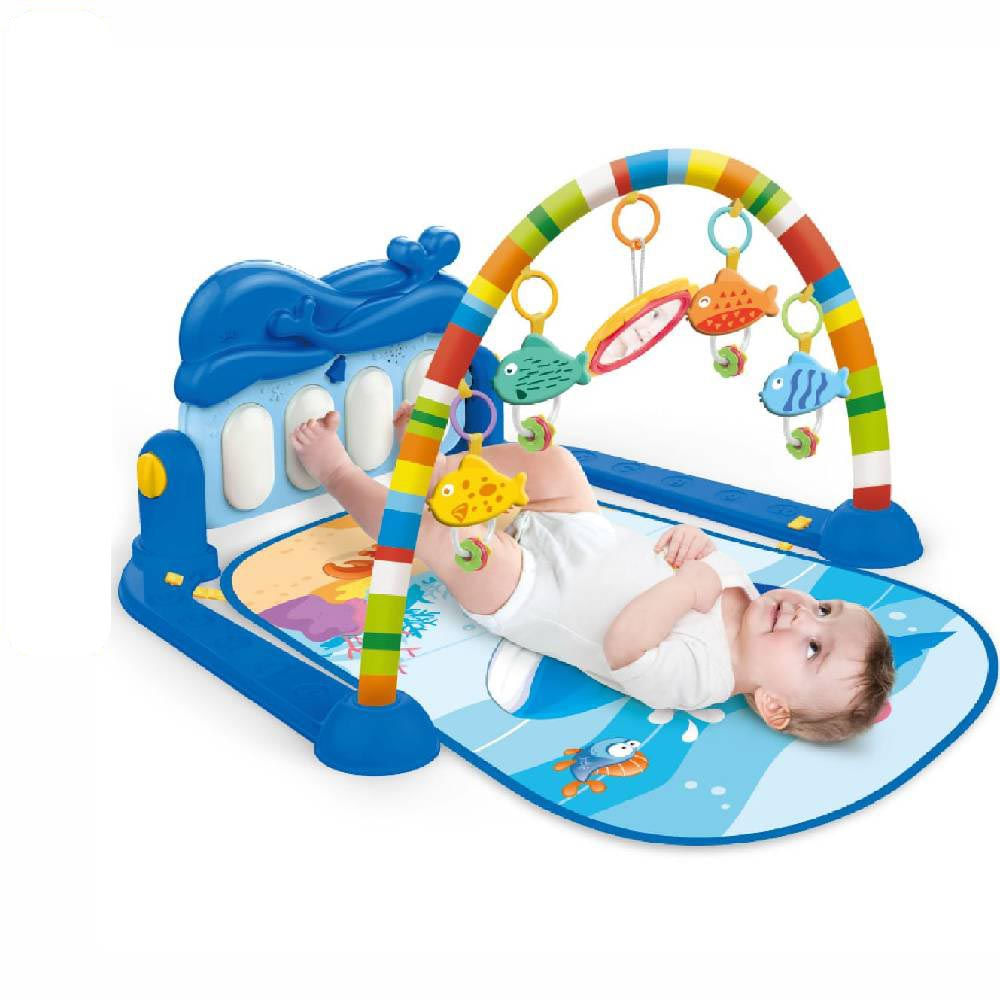 Tapete de Atividades com Play Piano Baleia Azul Maxibaby
