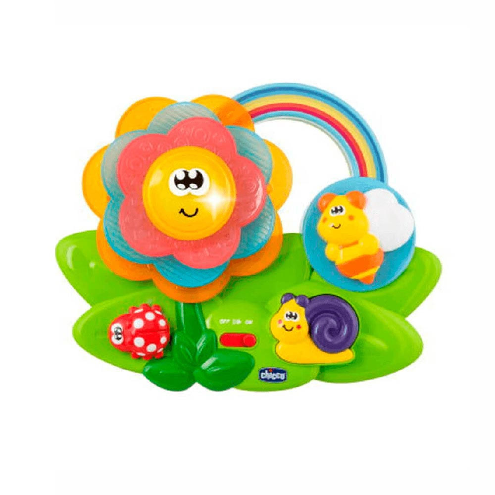 Brinquedo Educativo Flor Sensorial com Luz e Som Chicco