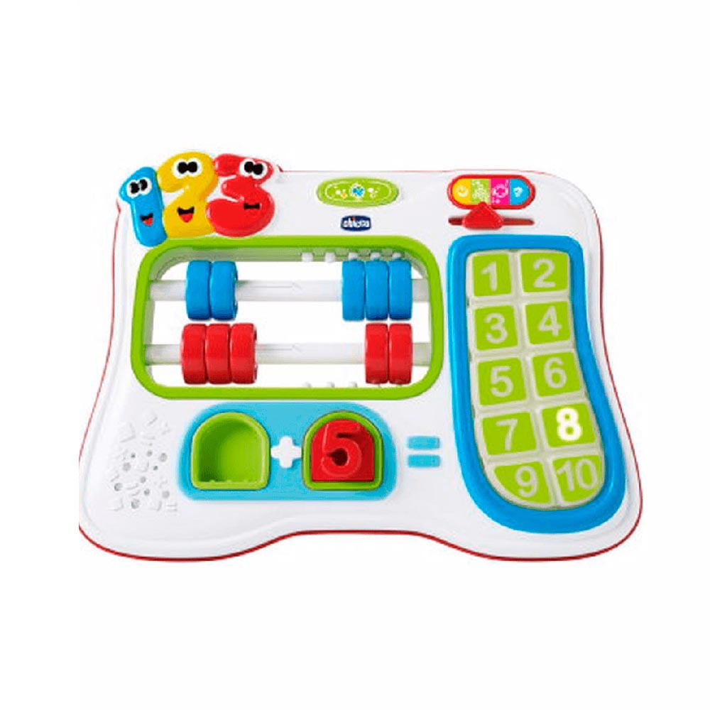 Brinquedo Educativo Bebê Infantil Ábaco Somar e Brincar +2 Anos Chicco -  Baby&Kids