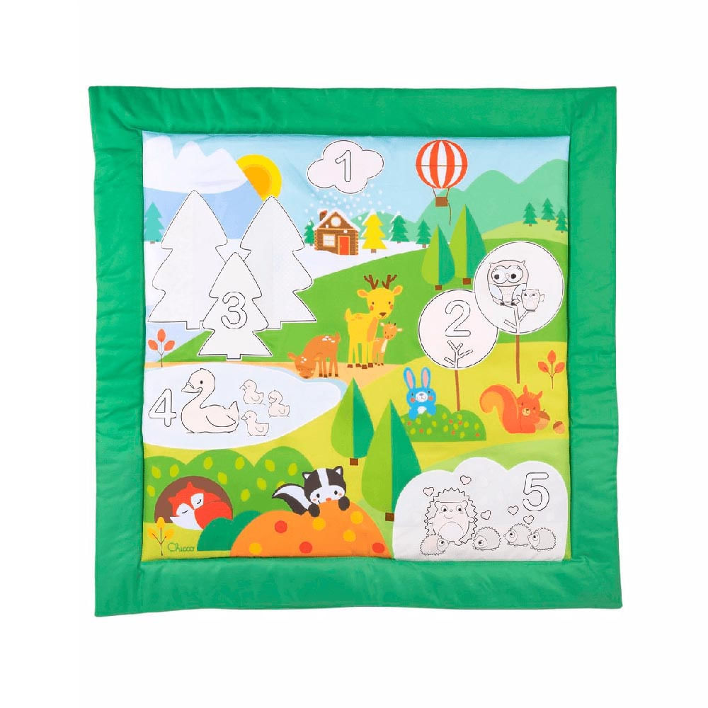 Tapete de Atividades Colorir as Estacões Chicco Verde