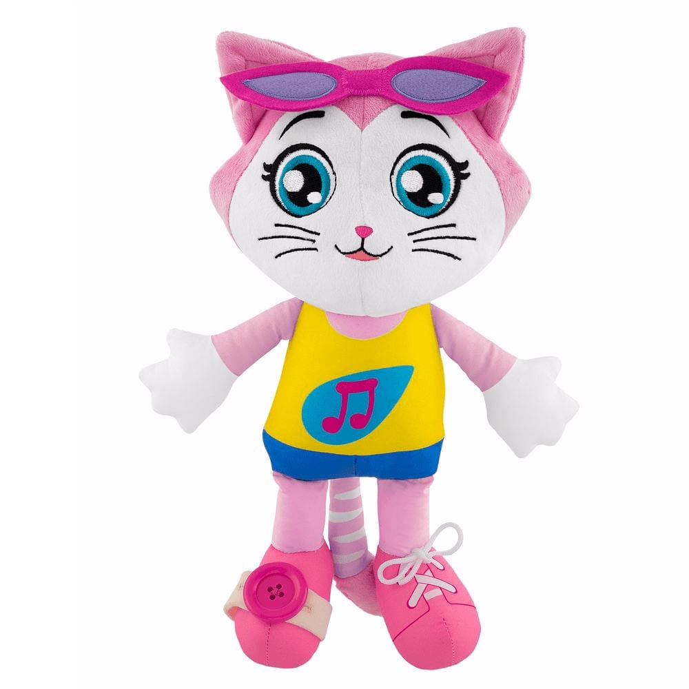 Brinquedo Educativo Pelúcia Musical Milady 44 Gatos Chicco