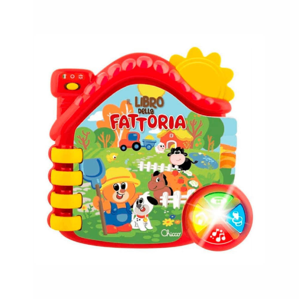 Brinquedo Educativo O Livro Da Fazenda Bilíngue Chicco