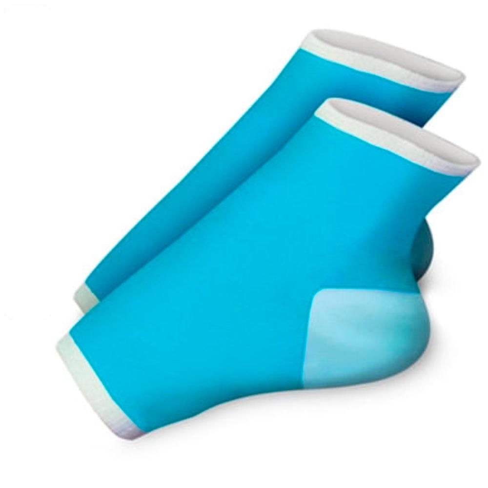 Meias Silicone Hidratação Intensiva Calcanhar Amarela Uriel