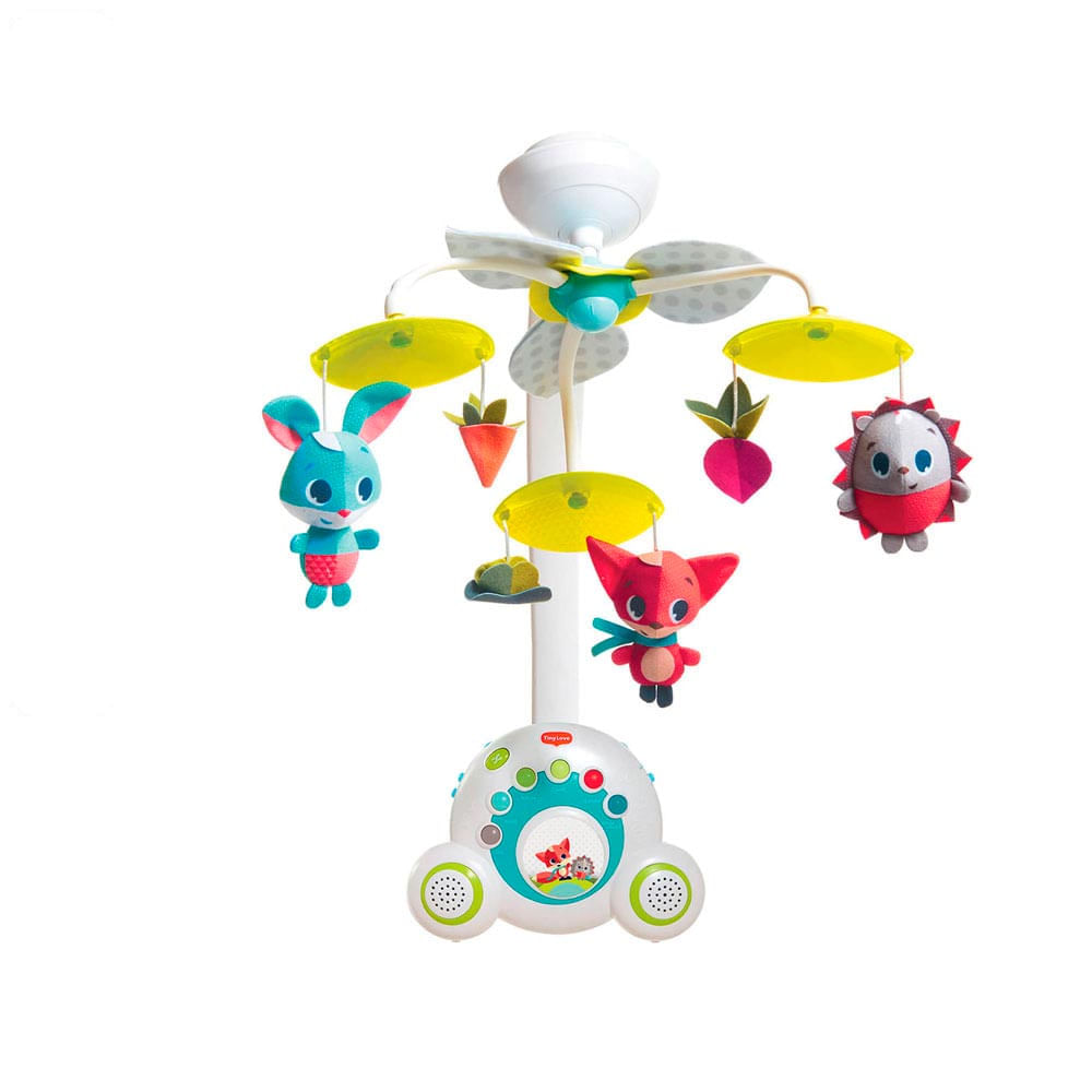 Móbile Giratorio Musical Com Luz Soother'N Groove Meadow Day