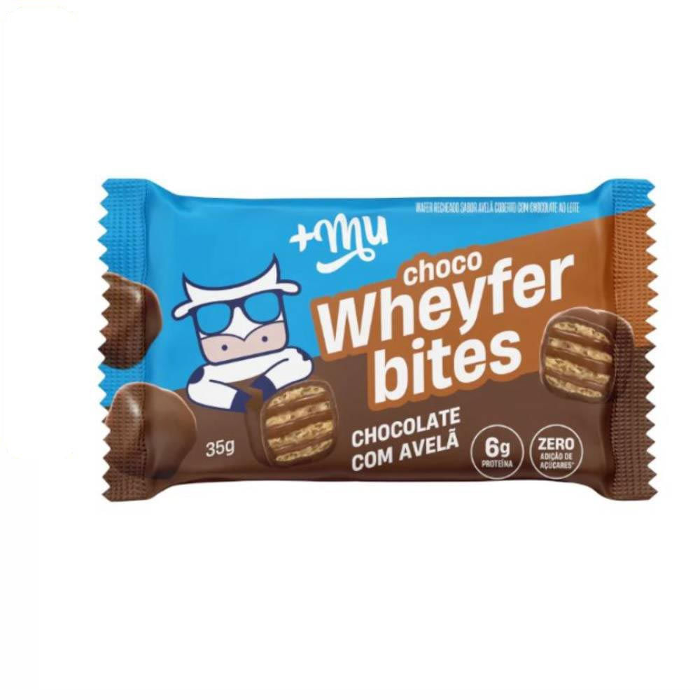 Choco Wheyfer Bites Chocolate Avela Mais Mu 35g