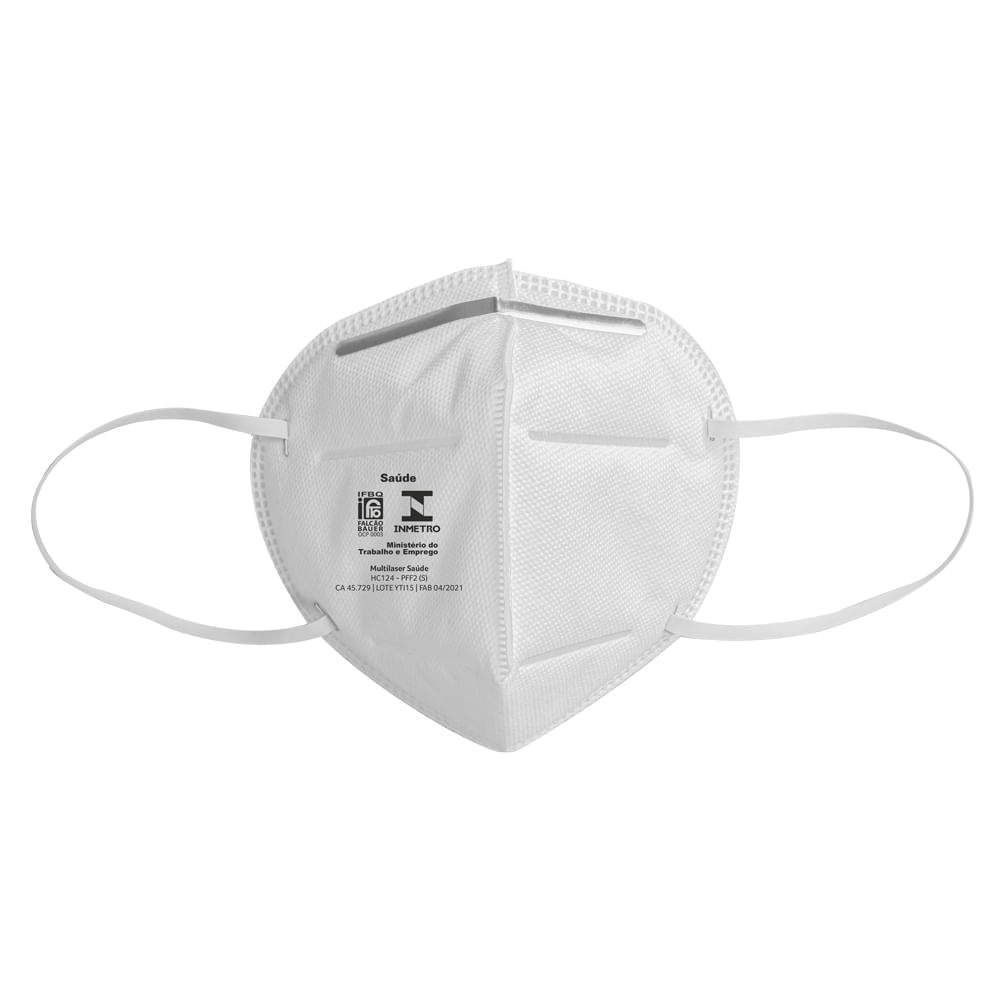 Máscara KN95 PFF2(S) 1 Unidade  Multilaser Saúde HC124