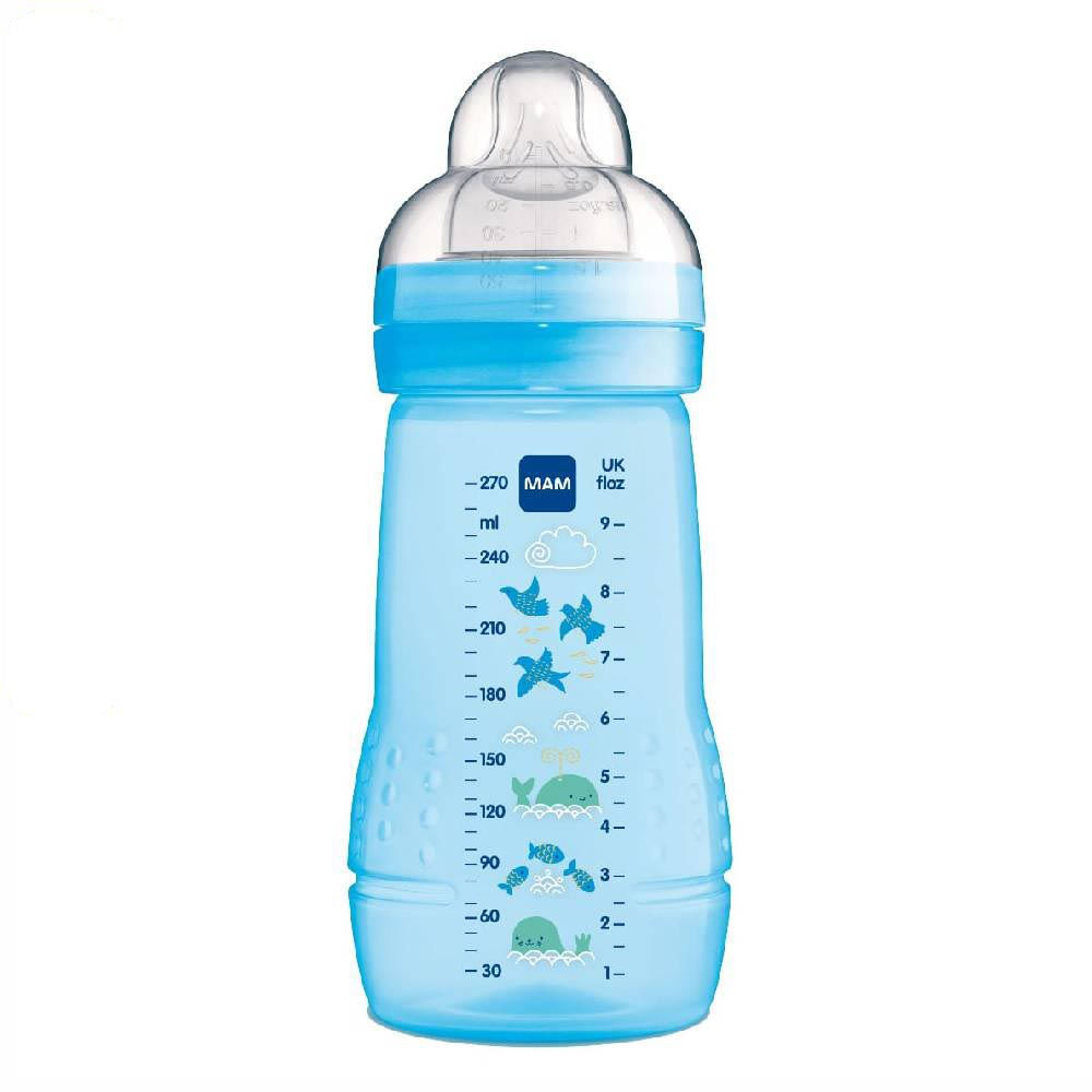 Mamadeira Easy Active Bico 2m+ Azul 270ml MAM