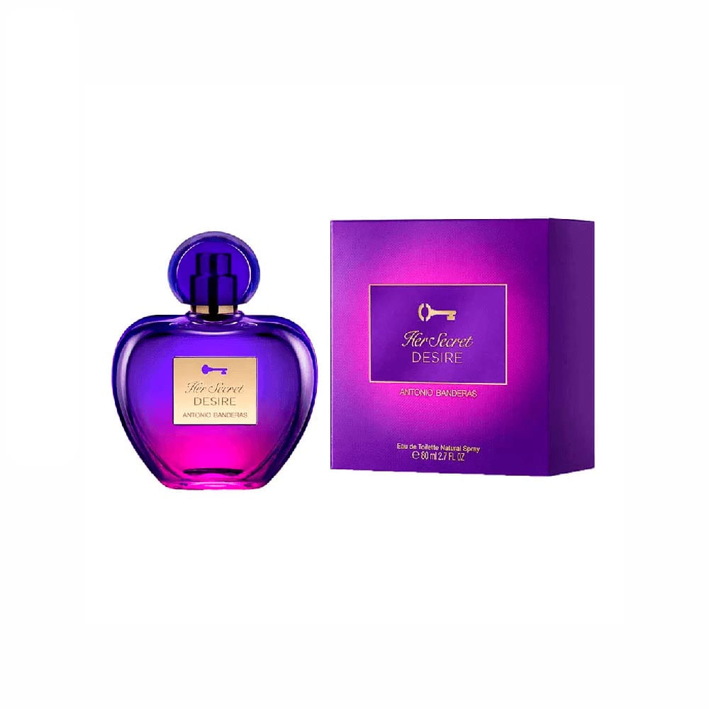 Her Secret Desire de Antonio Banderas Eau de Toilette Perfume Feminino 80 ml