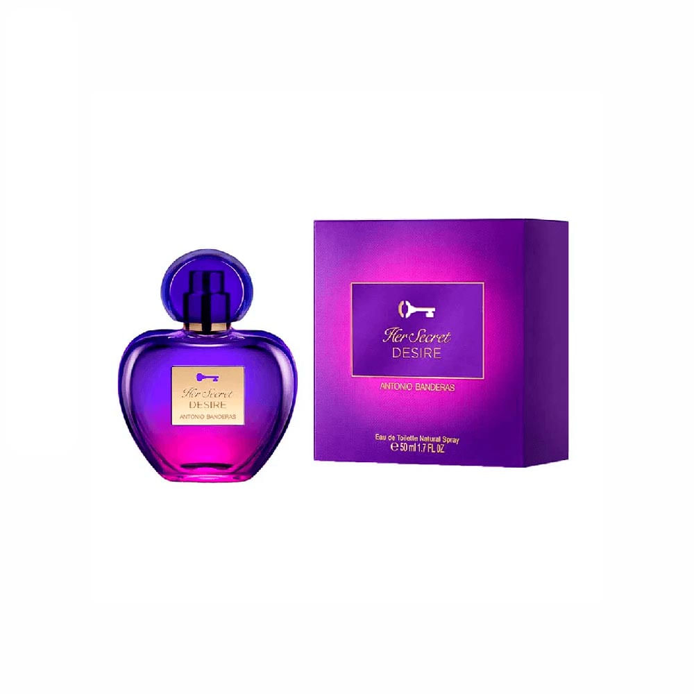 Her Secret Desire de Antonio Banderas Eau de Toilette Perfume Feminino 50 ml