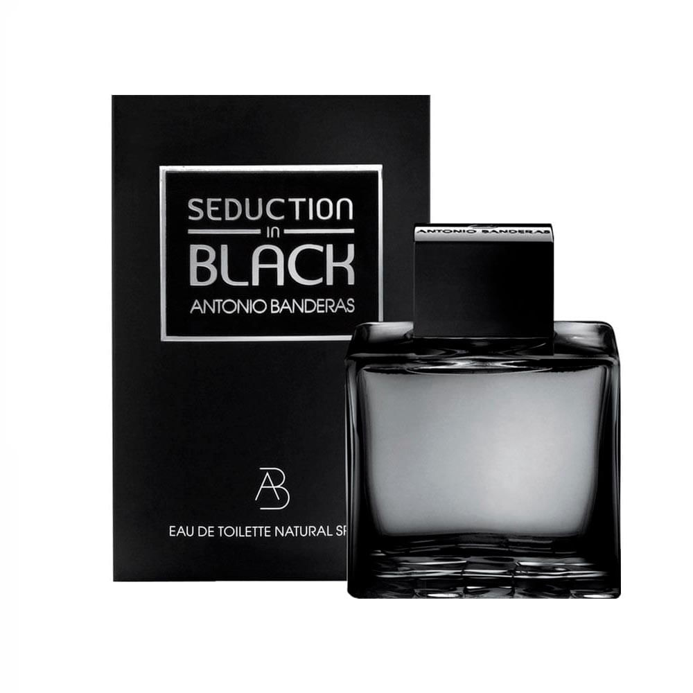 Seduction In Black By Antonio Banderas Eau De Toilette Perfume Masculino 100 Ml