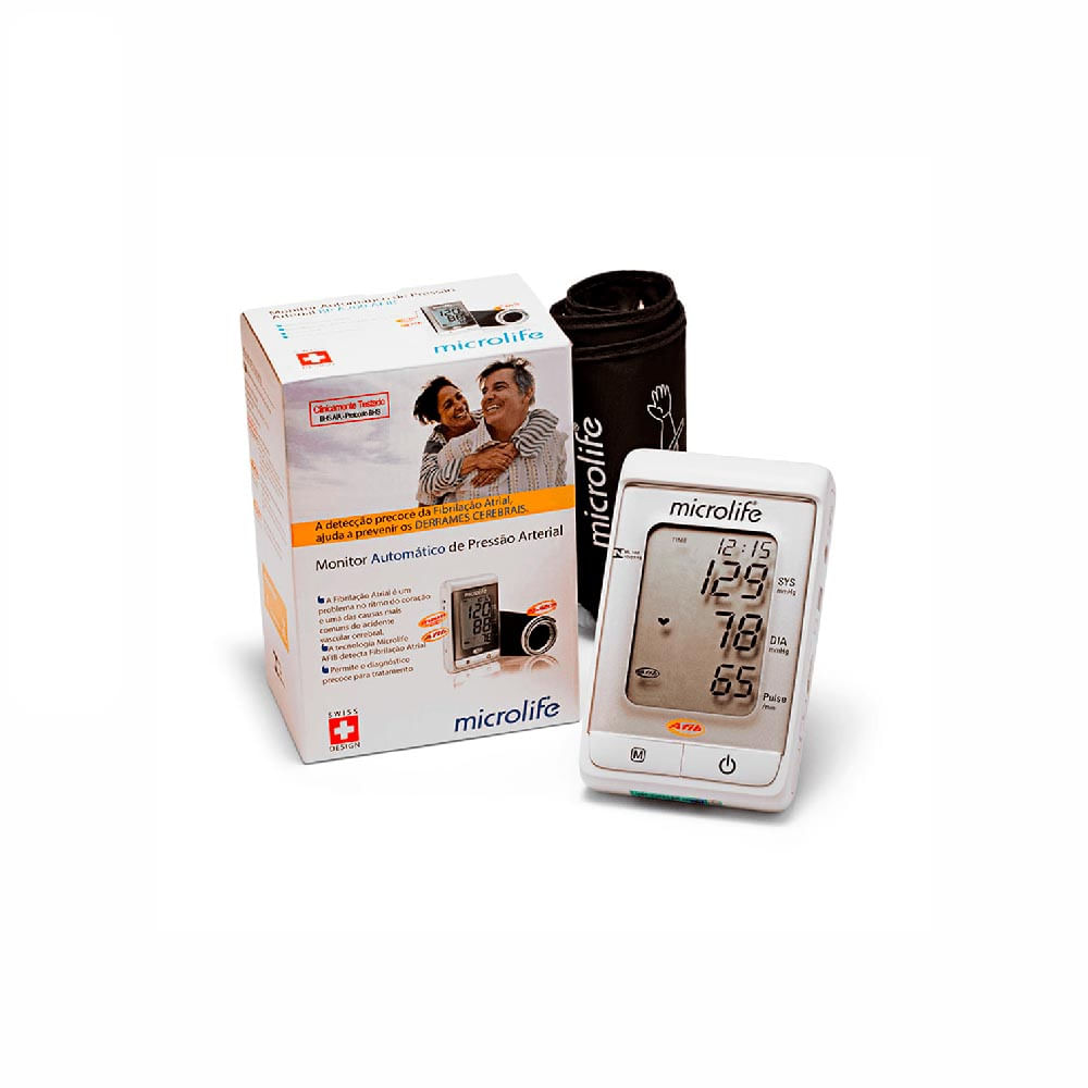 Aparelho De Pressão Fibrilação Atrial Afib Bpa200 Microlife