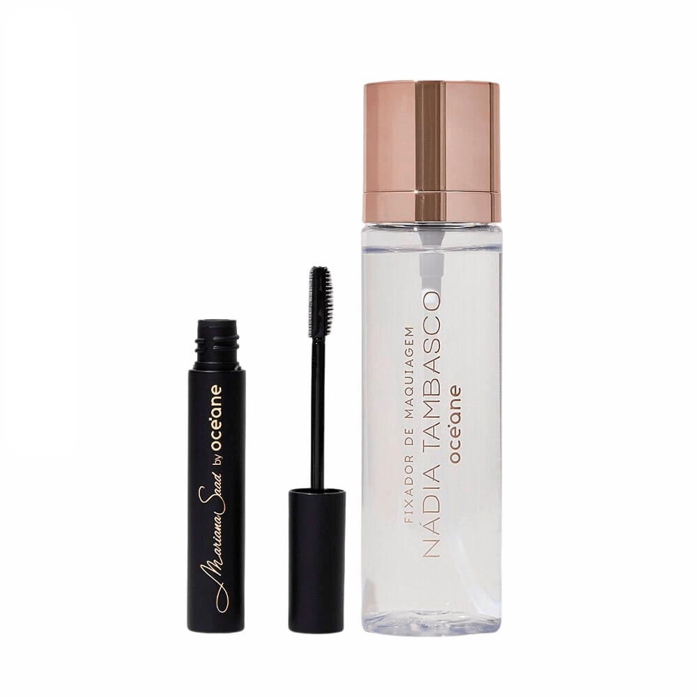 Kit Fixação Gel de Sobrancelha + Fixador de Maquiagem Océane