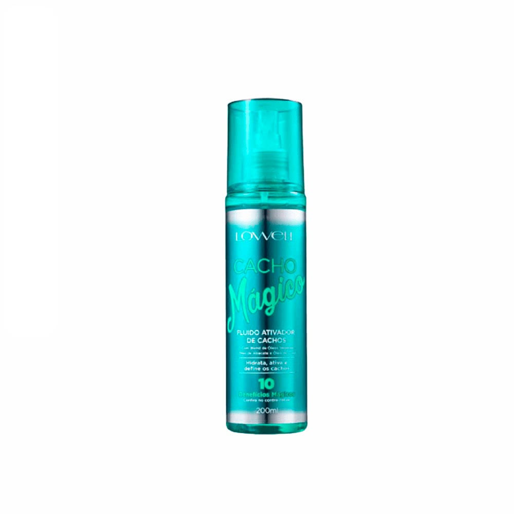 Fluído Ativador De Cachos Lowell Cacho Mágico 200Ml