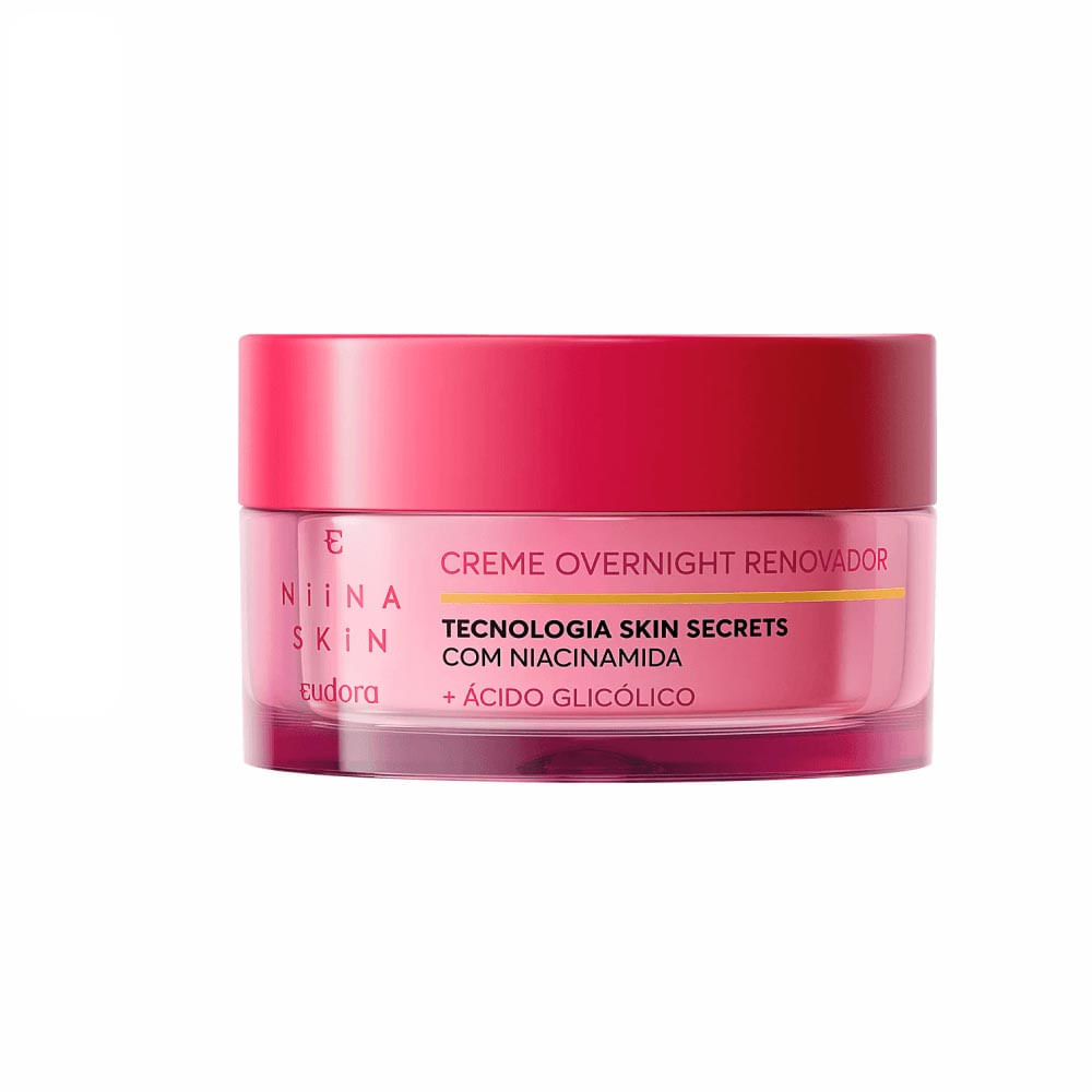 Creme Facial Noturno Eudora Niina Secrets Niina Skin Overnight Renovador 45ml