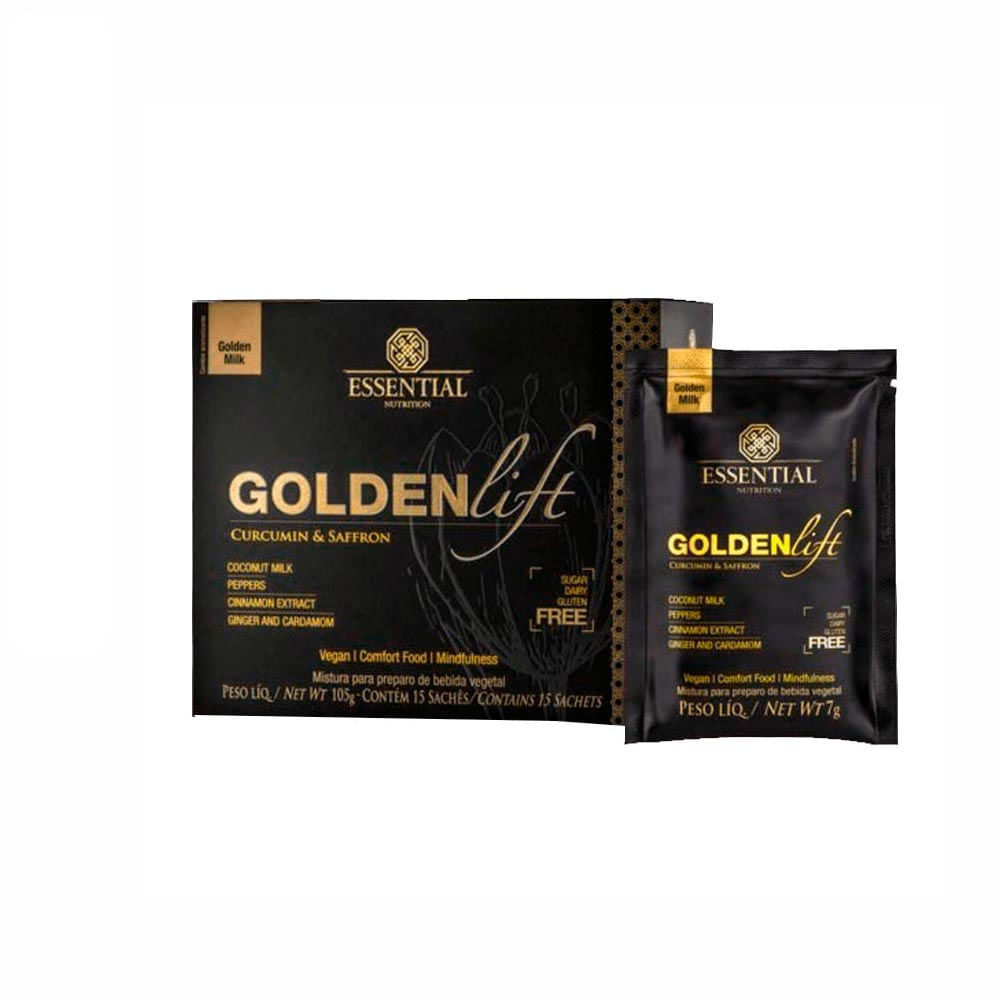 Golden Lift Essential Nutrition Curcumin E Saffron 15x7G