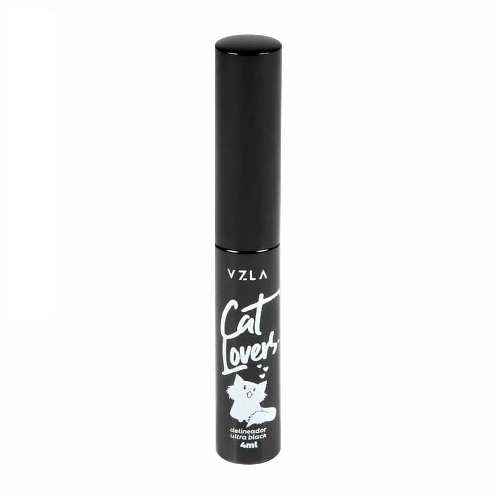 Delineador Vizzela Cat Lovers Preto 4ml