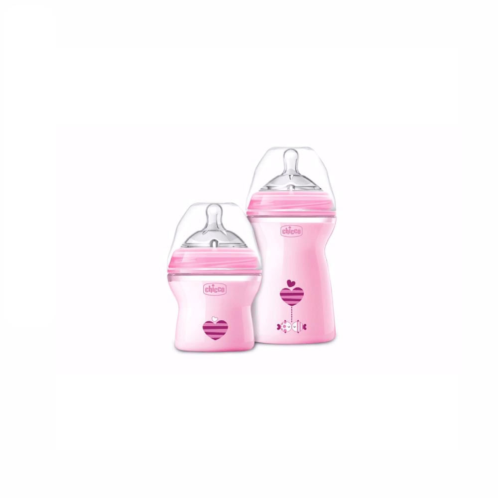 Kit 2 Mamadeiras Step Up Rosa Chicco