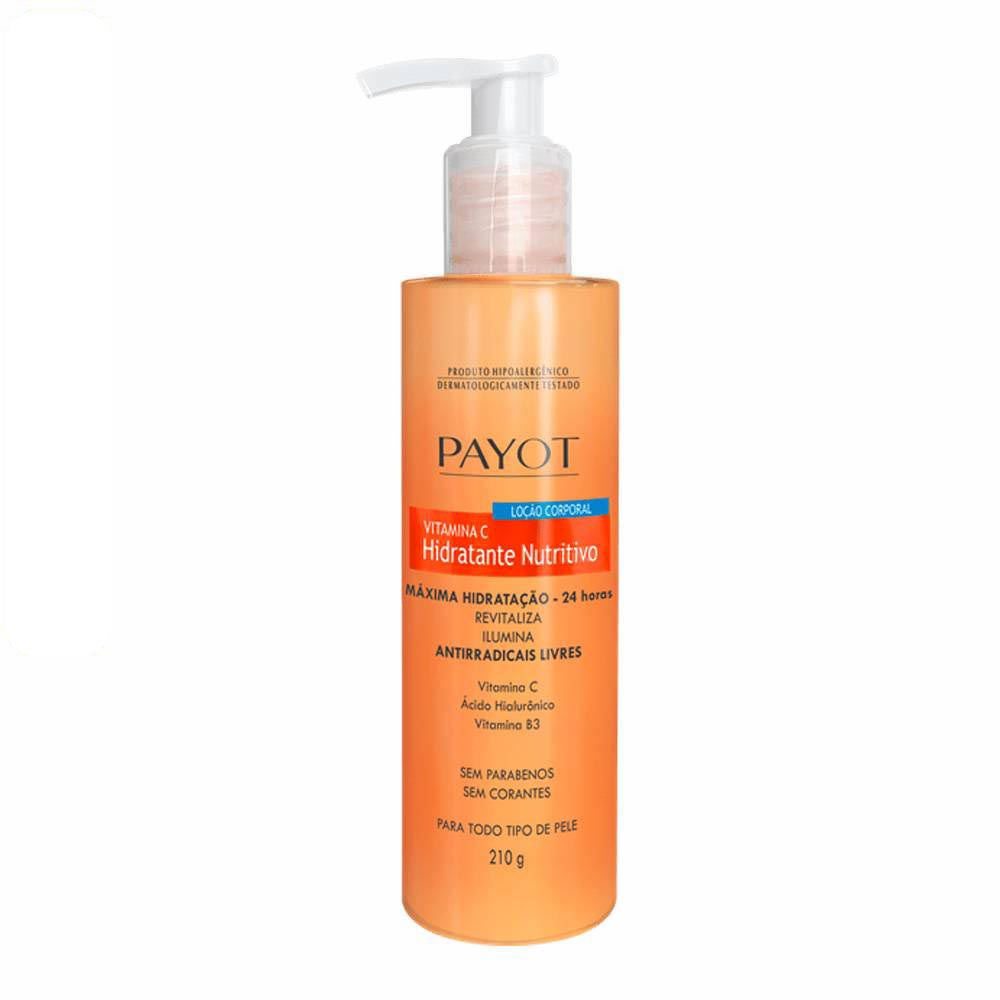 Loção Hidratante Corporal Payot Vitamina C Nutritivo 210ml