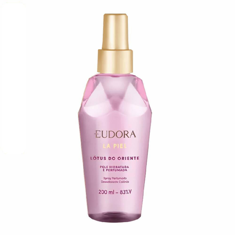 Spray Perfumado Desodorante Colônia Eudora La Piel Lótus do Oriente 200ml