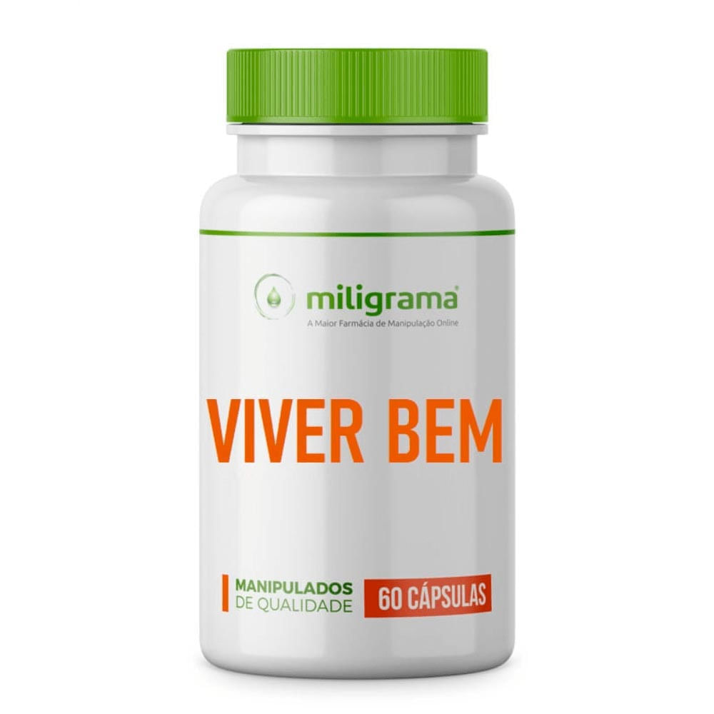 Suplemento Viver Bem Apoio à Imunidade Miligrama 60 Cápsulas