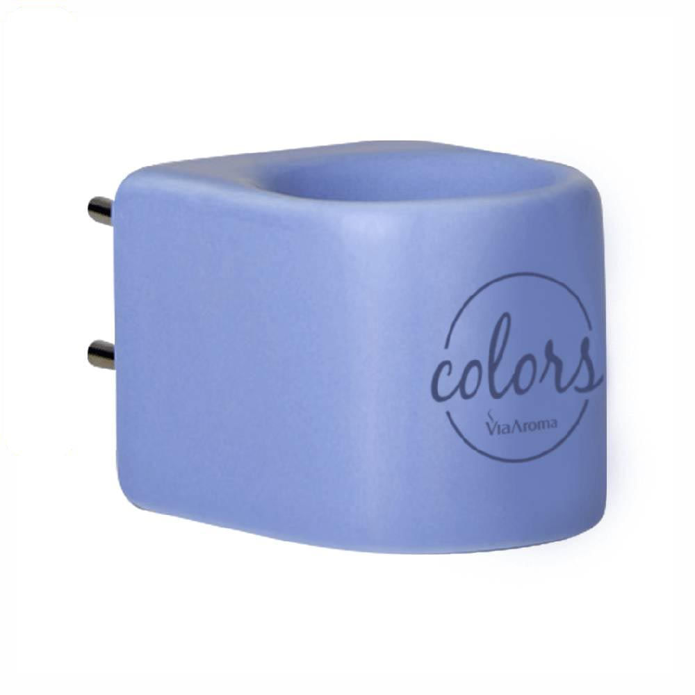 Aromatizador Elétrico Colors de Porcelana Bivolt Azul Via Aroma