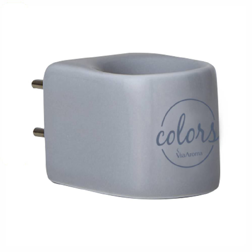Aromatizador Elétrico Colors de Porcelana Bivolt Via Cinza Aroma