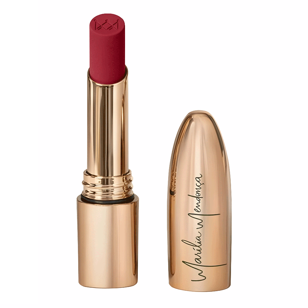 Velvet Lipstick Marília Mendonça Océane Red Star Vermelho 3,2g