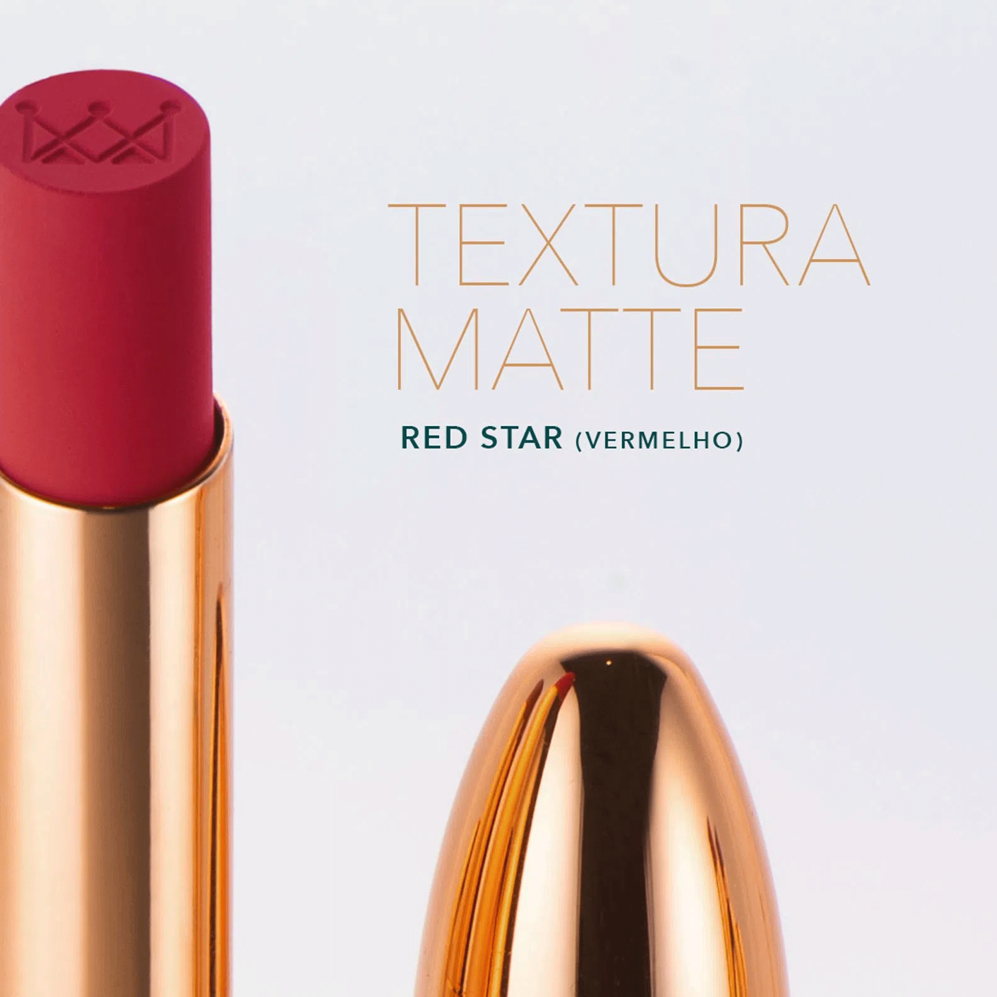 Velvet Lipstick Marília Mendonça Océane Red Star Vermelho 3,2g